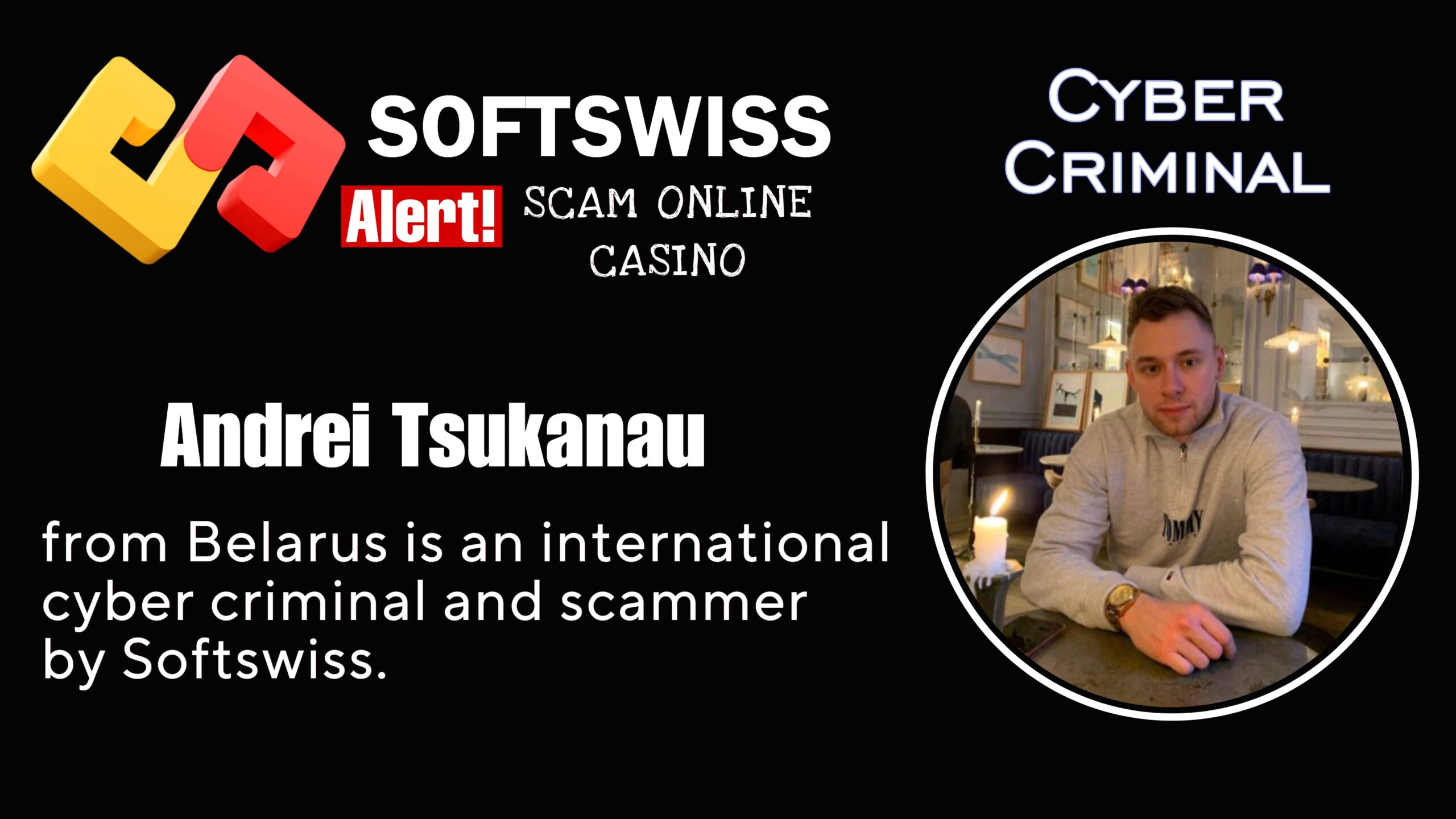 Andrei Tsukanau - softswiss scam - Casino by Softswiss